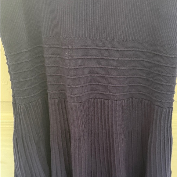 Elegant Blue Sleeveless Dress - Picture 2 of 5